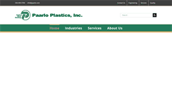 Desktop Screenshot of paarloplastics.com